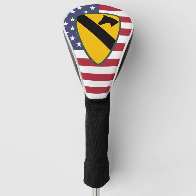 1. Patch für die Cavalry Division United Staaten Golf Headcover (Vorderseite)