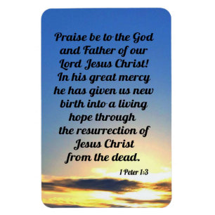 1 Peter 1:3 Magnet