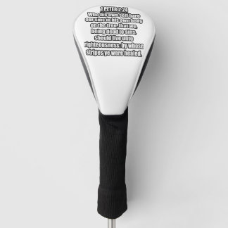 1 Peter 2:24 KJV Bibelverse Golf Headcover