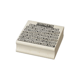 1 Peter 3:15 KJV Bibelverse Gummistempel