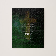 1 Peter 5:7 Bibelverse-Zitat