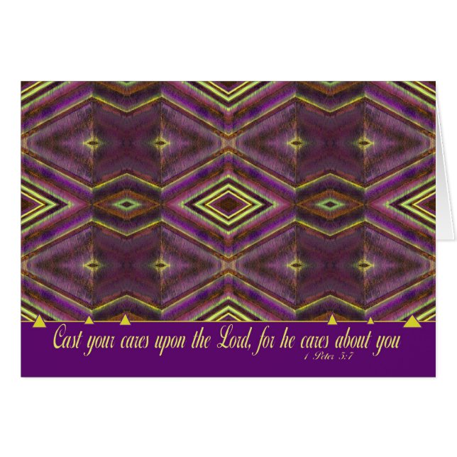 1 Peter-Bibel-Vers (Vorderseite (Horizontal))