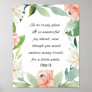 1 Petr 1:6, sei wahrlich glatt Poster