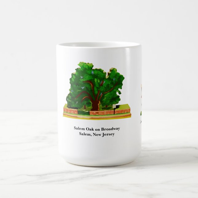 #1 PIERCE REIHEN-SALEM-EICHEN-TASSE KAFFEETASSE (Mittel)