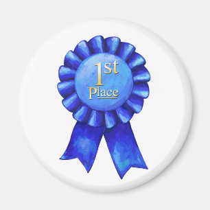 1. Platz Blue Ribbon Magnet