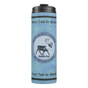 1. Polar Airlift Sq des Weihnachtsmanns - gedämpft Thermosbecher