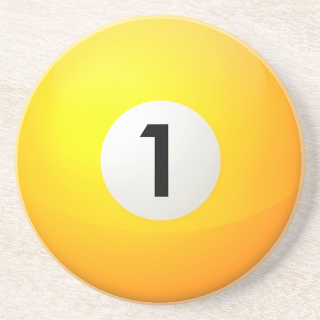 1 Pool Gelbe Untersetzer (Vorne)