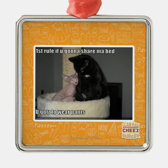 1. Regel wenn u, das geht, MA-Bett zu teilen Ornament Aus Metall (Vorne)