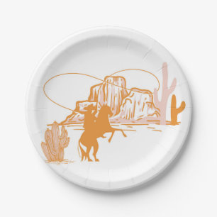 1. Rodeo, Erster Rodeo Geburtstag, Cowgirl Geburts Pappteller