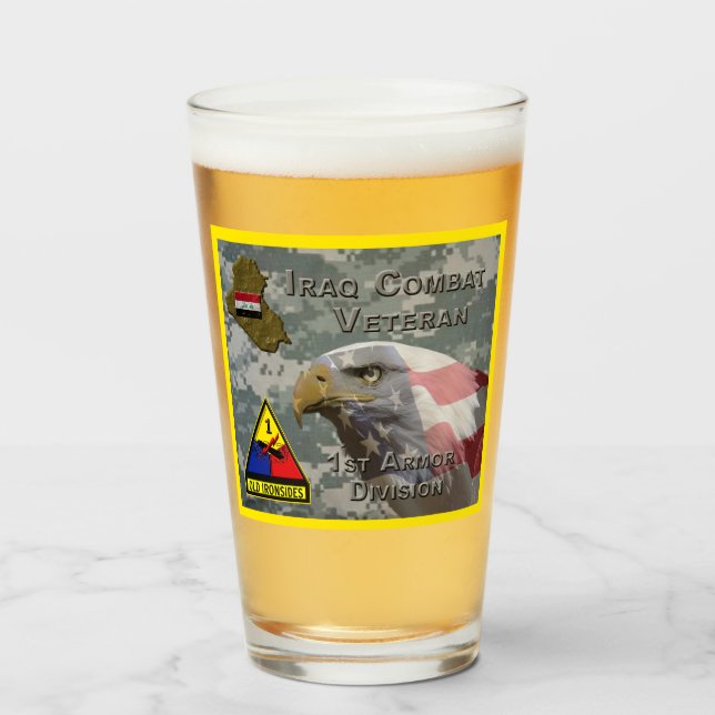 1. Rüstungsdiv Irak-Kampfveteran Glas (Vorne (Gefüllt))