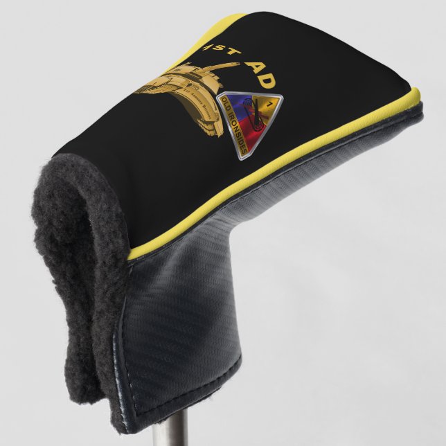 1. Rüstungssparte "1. AD Alte Ränder" Golf Headcover (3/4 Vorderseite)