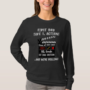 1. Schultag 2021-2022 5. Schulstufe Zurück nach Sc T-Shirt