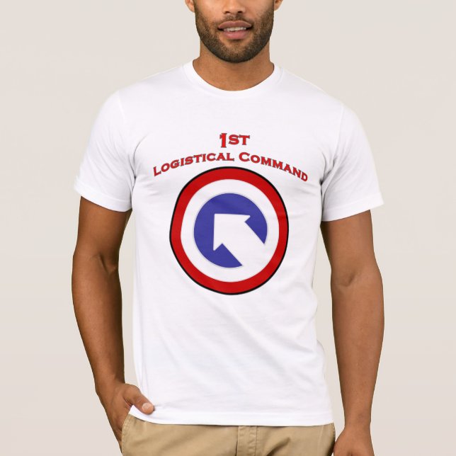 1. Schulterflecken T - Shirt des logistischen (Vorderseite)