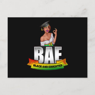 1 Schwarzer Geschichtsmonat Afrikanischer Schwarze Einladungspostkarte