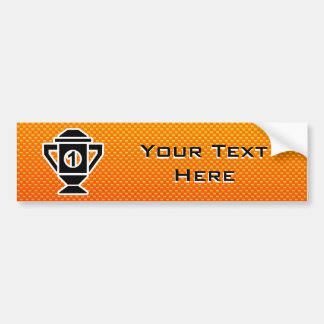1. Setzen Sie Trophäe; Gelb-orange Autoaufkleber