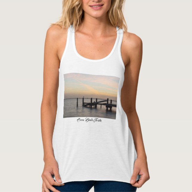 1. Sonnenuntergang 2017 Cocoa Beach Tank Top (Vorderseite)