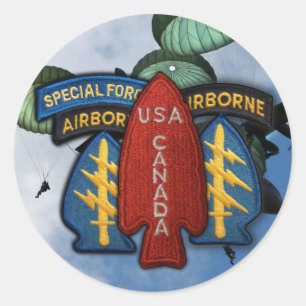 1. Special Service Force 1. SSF SF SFG Patch Runder Aufkleber