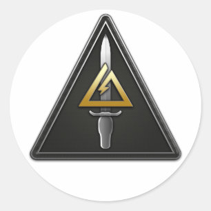 1. Spezialeinsatzkräfte - Delta Runder Aufkleber