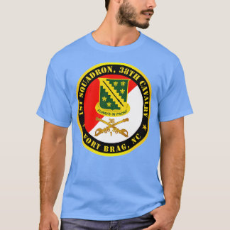 1. Squadron 38. Kavallerie Fort Bragg NC w DUI Cav T-Shirt
