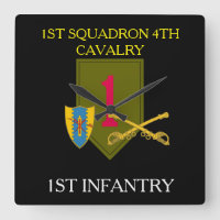 1. SQUADRON 4. CAVALRY 1. INFANTRENSKLOCK