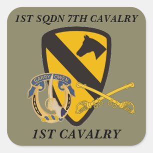 1. SQUADRON 7. CAVALRY 1. CAVALRY STICKERS