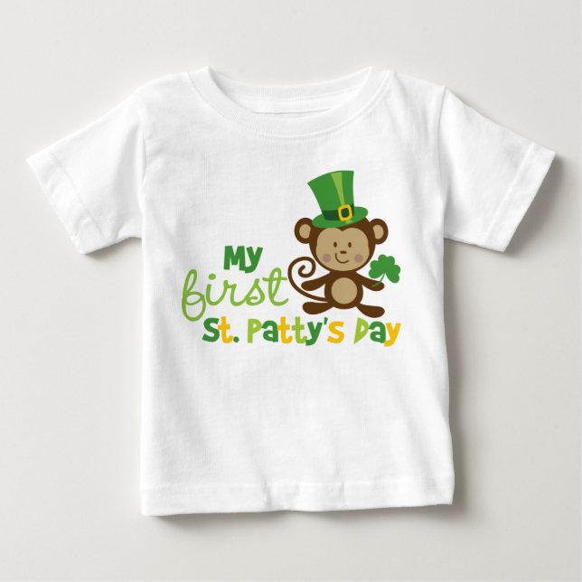 1. St. Patrick's Day Baby T-shirt (Vorderseite)