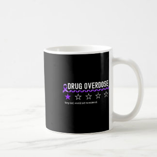 1 Star Rating Drug Overdose Awareness Fighter Kaffeetasse