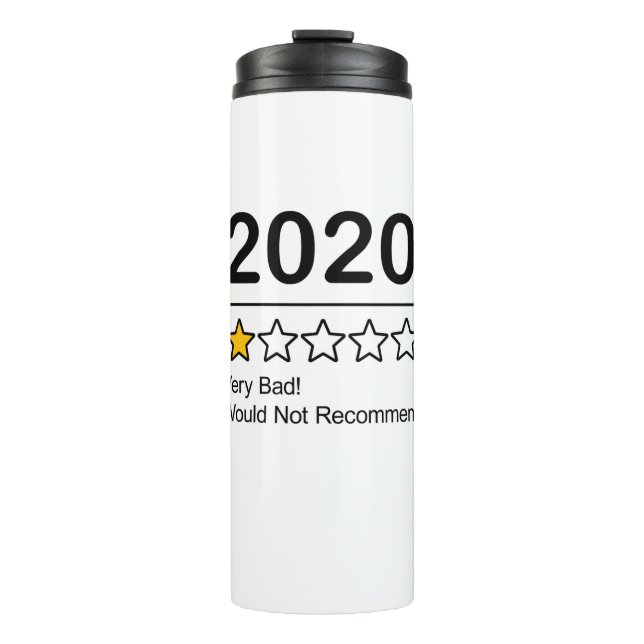 1-Sterne-Bewertung 2020 Thermosbecher (Vorderseite)