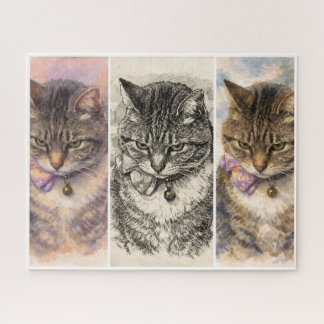 1 Stimmung + 3 Vibes = Vollkommene Katzenschönheit Puzzle