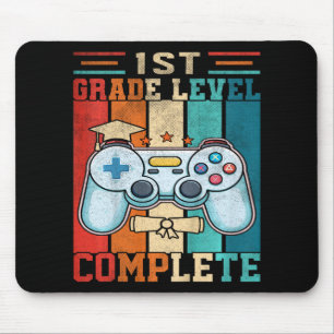 1. Stufe Abschluss Gaming Letzten Schultag Mousepad