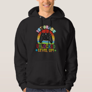 1. Stufe Entsperrt Level-Up-Video-Spielekonsole BA Hoodie