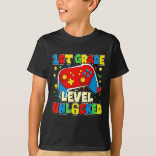 1. Stufe Entsperrte lustige Gamer Boys Ck to SC T-Shirt
