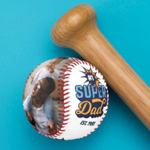 #1 Super Vater Superhero Comic Book Monogram & Fot