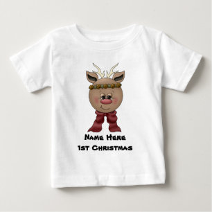 1. T - Shirt des Ren-Babys Weihnachts