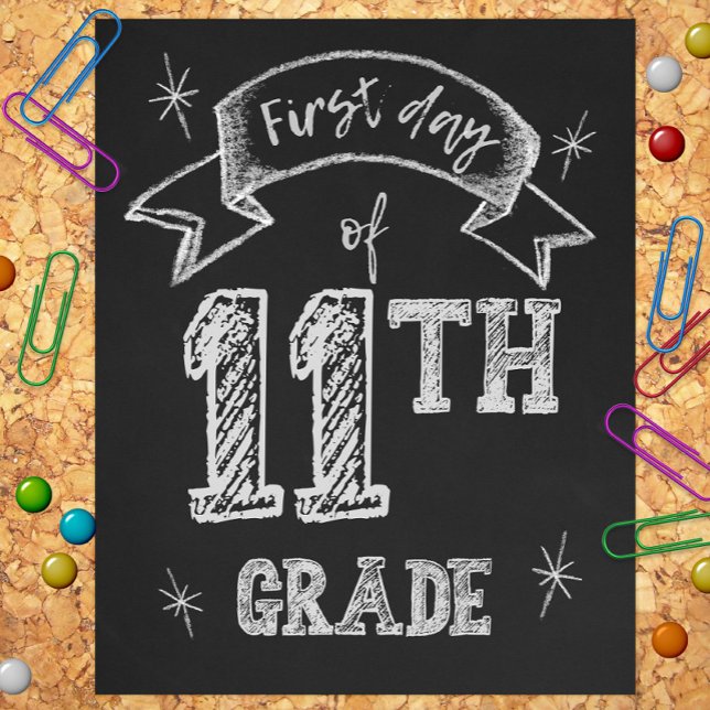 1. Tag der 11. Klasse, Erster Schultag, Junior Fotodruck (Von Creator hochgeladen)