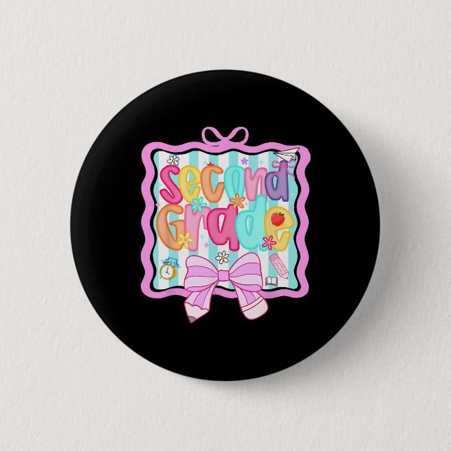 1. Tag der 2. Klasse Preppy  Button (Vorderseite)