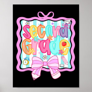 1. Tag der 2. Klasse Preppy Poster