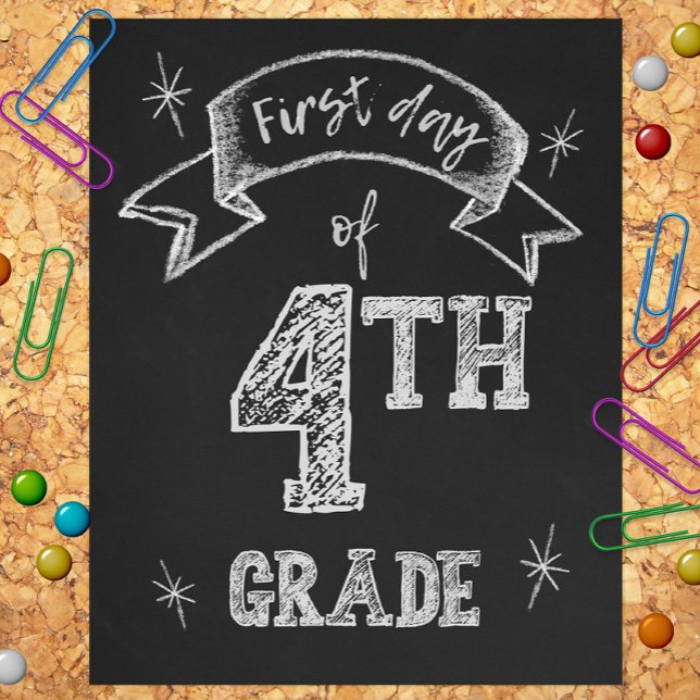 1. Tag der 4. Klasse, erster Tag zurück zur Schule Fotodruck (Von Creator hochgeladen)