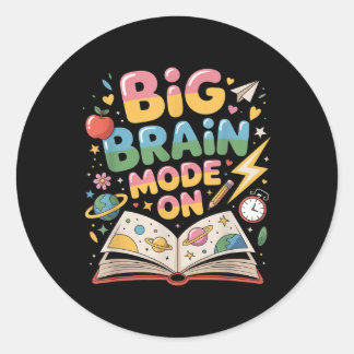 1. Tag der Schule für Jungen, Mädchen, Schüler. Zu Runder Aufkleber