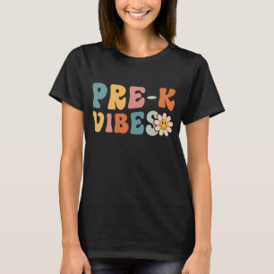 1. Tag der Schule Pre-K Vibes Schüler Lehrer Kinde T-Shirt