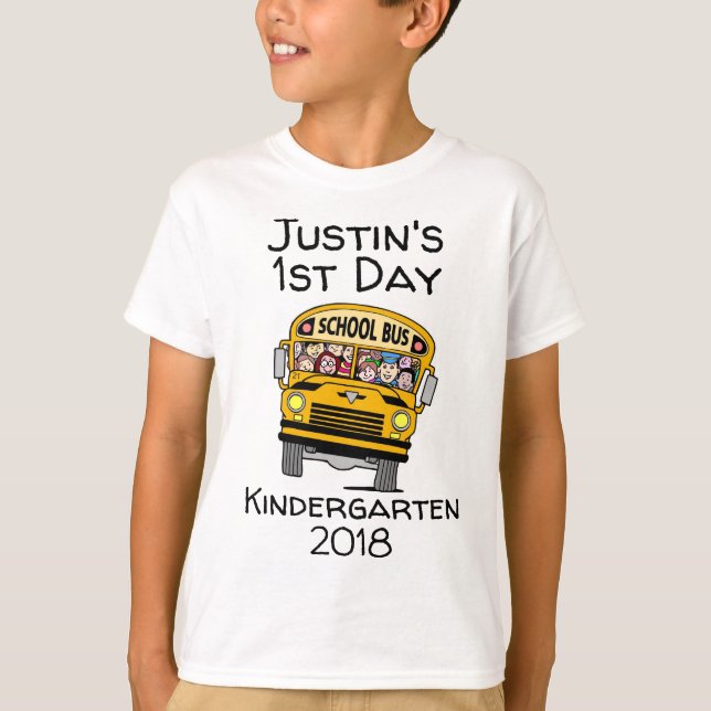 1. Tag des Kindergartens/irgendeines Grades T-Shirt (Vorderseite)