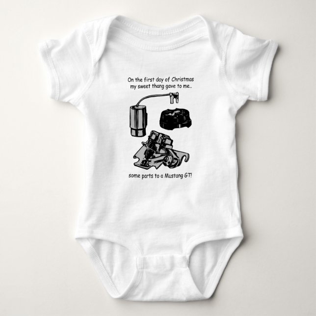 1. TagesRedneck Baby Strampler (Vorderseite)