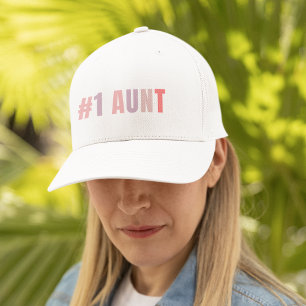 #1 Tante  Retro Soft Pink   Bestes Tante-Geschenk Truckerkappe