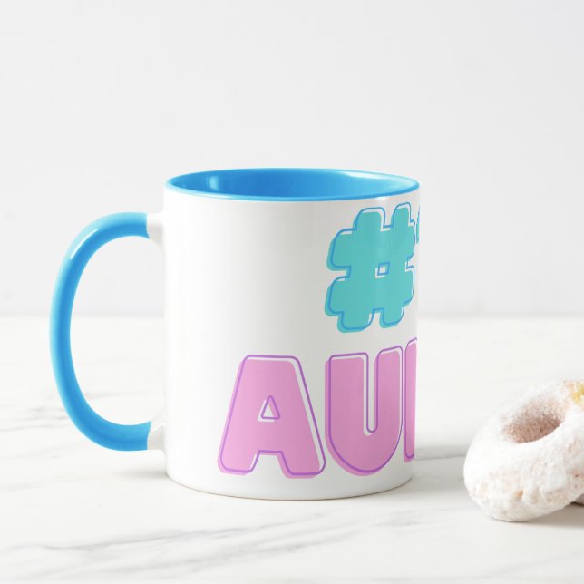 #1 Tante Sticker Tasse (Mit Donut)