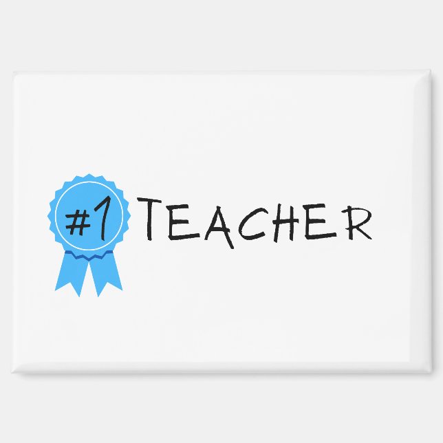 #1 Teacher Magnet (Vorderseite)
