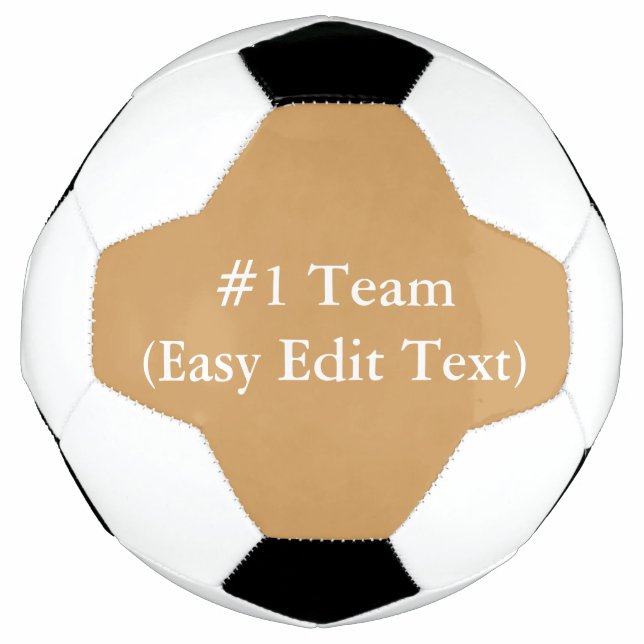 #1 Team (Easy Edit Text) Fußball (Vorderseite)