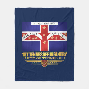 1. Tennessee-Infanterie Fleecedecke