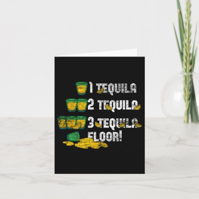 1 Tequila 2 Tequila 3 Tequila Boden  Karte (Vorderseite)