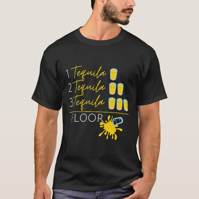 1 Tequila 2 Tequila 3 Tequila Parkhotel Delta Well T-Shirt (Vorderseite)