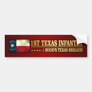 1. Texas-Infanterie (BA2) Autoaufkleber